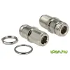 DELOCK N Jack Átalakító Ezüst 4cm 88803