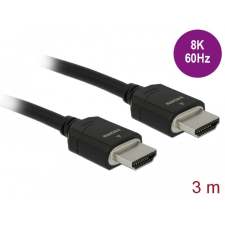 DELOCK Nagy sebességű HDMI kábel 48 Gbps 8K 60 Hz 3 m kábel és adapter