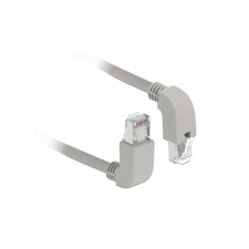 DELOCK Netzwerkkabel RJ45 Cat.6 S/FTP gewinkelt 0,5m (85861) kábel és adapter