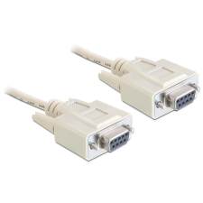 DELOCK Null modem 9 pin female / female 3m White (84169 ) kábel és adapter