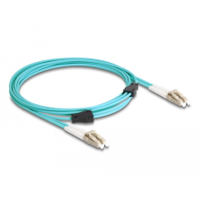 DELOCK Optikai kábel fém megerősítéssel LC Duplex - LC Duplex Multi-mód OM3 3 m kábel és adapter