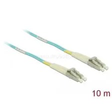 DELOCK optikai szálas LC > LC többszörös OM3 kábel 10m (86562) (DL86562) kábel és adapter