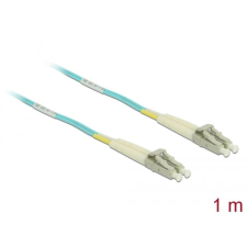 DELOCK optikai szálas LC > LC többszörös OM3 kábel 1m (86558) (DE86558) kábel és adapter