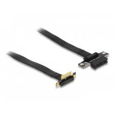 DELOCK PCI Expressz apa - PCI Expressz anya kábel 30cm - Fekete (88023) kábel és adapter