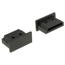DELOCK Porvédő HDMI A típusú kimenethez fogantyú nélkül 10 db fekete egyéb hálózati eszköz