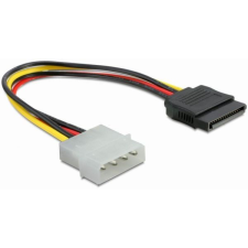 DELOCK Power Cable SATA HDD > 4 pin male - straight kábel és adapter