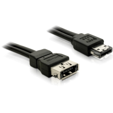 DELOCK Power Over eSATA 5V hosszabbító kábel, 1 m. (84389) kábel és adapter