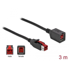 DELOCK Powered USB bővítőkábel 24V 3m (85987) (DE85987) kábel és adapter