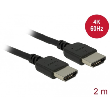 DELOCK Prémium HDMI kábel 4K 60 Hz 2 m kábel és adapter