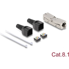 DELOCK RJ45 csatoló LSA-LSA húzásmentesítővel, Cat.8.1 szerszámmentes (87096) (87096) kábel és adapter