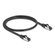 DELOCK RJ45 hálózati kábel Cat.8.1 S/FTP 0,5 m fekete kábel és adapter