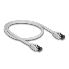 DELOCK RJ45 hálózati kábel Cat.8.1 S/FTP 0,5 m szürke kábel és adapter