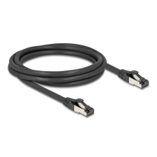 DELOCK RJ45 hálózati kábel Cat.8.1 S/FTP 2 m fekete kábel és adapter