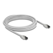 DELOCK RJ45 hálózati kábel Cat.8.1 S/FTP 5 m szürke kábel és adapter