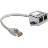 DELOCK RJ45 Port duplázó 1 x RJ45 dugó > 2 x RJ45 jack (2 x Ethernet)