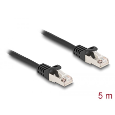 DELOCK RJ50 apa - RJ50 apa S/FTP kábel 5 m fekete (80190) (del80190) kábel és adapter