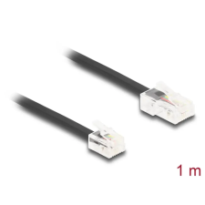 DELOCK RJ-45 RJ-11 Átalakító Fekete 1m 88035 kábel és adapter