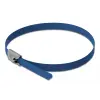 DELOCK Rozsdamentes Acél Kábelkötegek Hossza 400 x Szélesség 4,6 mm kék 10 db. (18795)