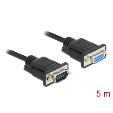 DELOCK RS-232 Sub-D9 apa-anya kábel 5m (86598) (d86598) kábel és adapter