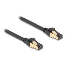 DELOCK S/FTP CAT7 Patch kábel 1m - Fekete (80248) kábel és adapter