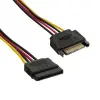 DELOCK SATA 15 Pin apa > SATA 15 Pin anya hosszabbító tápkábel 30 cm