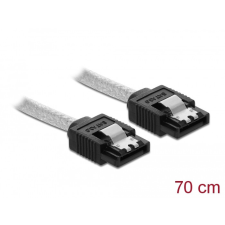 DELOCK SATA 6 Gb/s kábel 70 cm áttetsző kábel és adapter
