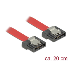 DELOCK SATA 6Gb/s Cable 20cm FLEXI Red (83833) kábel és adapter