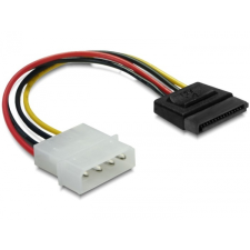 DELOCK SATA HDD 4 tűs Molex (egyenes) hálózati kábel kábel és adapter