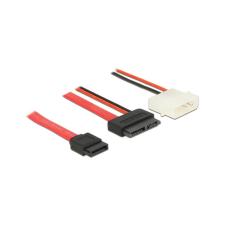 DELOCK SATA-Kabel Slim 13pin -> SATA 7pin +2pin Molex 0.50m (84790) kábel és adapter