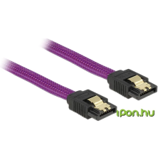 DELOCK SATA Összekötő Lila 50cm 83691 kábel és adapter