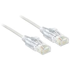 DELOCK Slim 83782 UTP CAT6 Patch Kábel 2m Fehér (83782) kábel és adapter