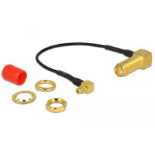 DELOCK SMA 90  anya  > MMCX 90 antenna kábel 10cm (89626) (DE89626) kábel és adapter