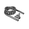DELOCK Spiralschlauch mit Einziehwerkzeug 2,5m x 30mm grau (18846)