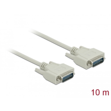 DELOCK Sub-D15-ös soros kábel, apa-apa, 10 m kábel és adapter