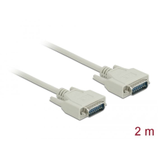 DELOCK Sub-D15-ös soros kábel apa-apa 2m (85976) (DE85976) kábel és adapter
