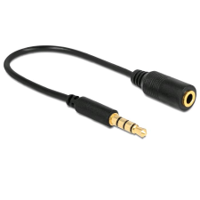 DELOCK sztereó jack Left-Right-Microphone-Ground --> Left-Right-Ground-Microphone (62498) (62498) kábel és adapter