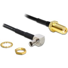 DELOCK TS-9 90 dugó > SMA Jack 145 mm adapter egyéb hálózati eszköz