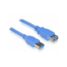 DELOCK USB3.0-A (apa/anya), 2 méteres hosszabbító kábel asztali számítógép kellék