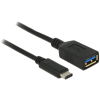 DELOCK USB3.1 Type-C apa > USB3.1 Type-A anya USB adapter kábel 0,15m