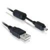 DELOCK USB 1,83m USB kábel Fekete