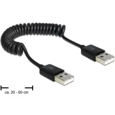  Delock USB 2.0-A apa / apa tekercselt kábel kábel és adapter