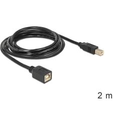  Delock USB 2.0 B apa &gt; B anya hosszabbító kábel, 2 m kábel és adapter