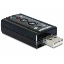 DELOCK USB 2.0 Hangkártya Virtual 7.1 - 24bit/96kH hangkártya