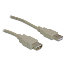 DELOCK USB 2.0 hosszabbító kábel A/A 1,8 m (82239) kábel és adapter