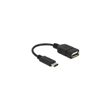 DELOCK USB 2.0 kábel 15 cm (Type-C dugó / Type-A aljzat) kábel és adapter