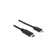 DELOCK USB 2.0 kábel C - Micro-B 0,5m kábel és adapter