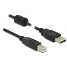 DELOCK usb 2.0-s kábel a-típusú csatlakozódugóval usb 2.0-s, b-típusú csatlakozódugóval, 3,0 m, fe kábel és adapter