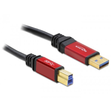 DELOCK USB 3.0-A > B apa / apa, 2 m prémium kábel kábel és adapter