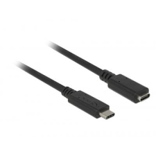 DELOCK USB 3.1 (Gen 1) Hosszabbítókábel [1x USB-C™ dugó - 1x USB-C™ alj] 1.00 m Fekete (85533) mobiltelefon kellék