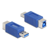 DELOCK USB 5 Gbps adapter A-típusú USB apa B-típusú USB anya (elforgatott elrendezés)